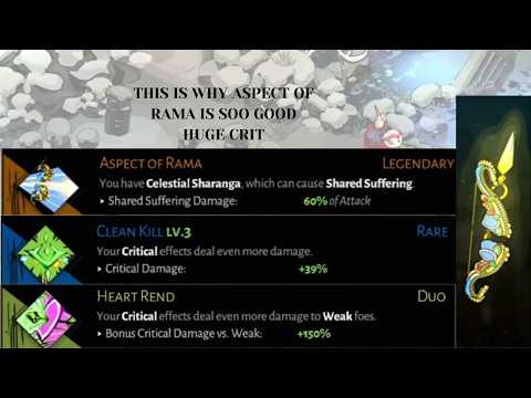INSANE Crit Damage with Aspect of Rama! | Hades