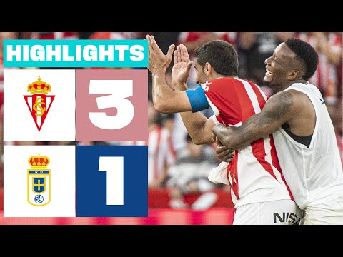 REAL SPORTING 3 - 1 REAL OVIEDO | HIGHLIGHTS LALIGA HYPERMOTION