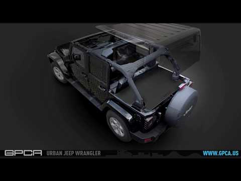 Jeep wrangler cargo cover introduction & how to install