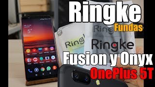 Fundas OnePlus 5T - Ringke Fusion & Ringke Onyx