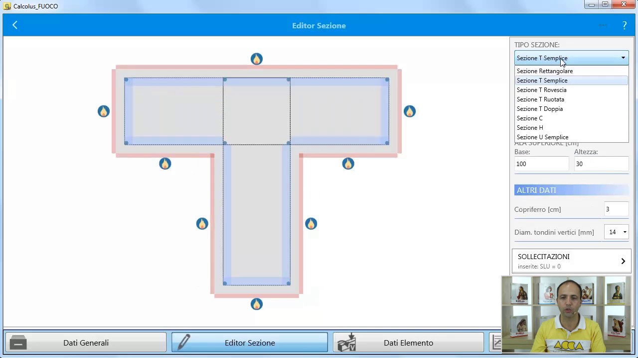 Software Calcolo Resistenza al Fuoco delle Strutture - Presentazione Calcolus FUOCO