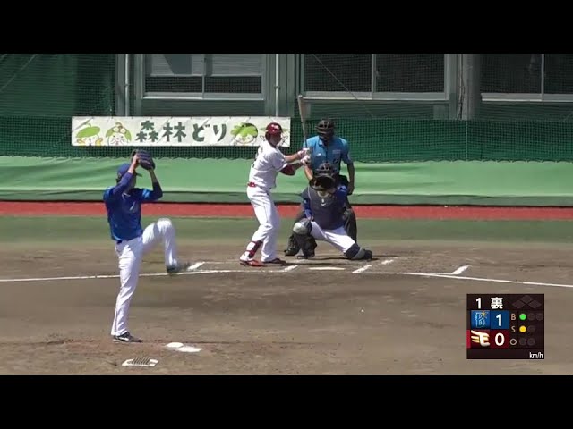 【ファーム】10試合連続ヒット!! イーグルス・中島大輔が一軍入りに名乗りを上げる!!  2024年6月14日 東北楽天ゴールデンイーグルス 対 横浜DeNAベイスターズ