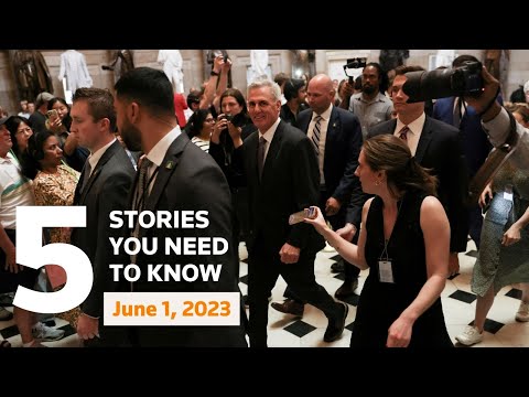 June 1, 2023: Debt ceiling bill, Zelenskiy presses NATO , Pence 2024, BRICS ministers, Oath Keepers