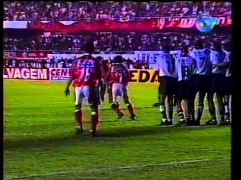 América/RN 1 x 1 Corinthians (Gol do América) - Brasileirão 1997 - Globo