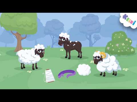 Learn through play with Keiki App!  Where does wool come from?