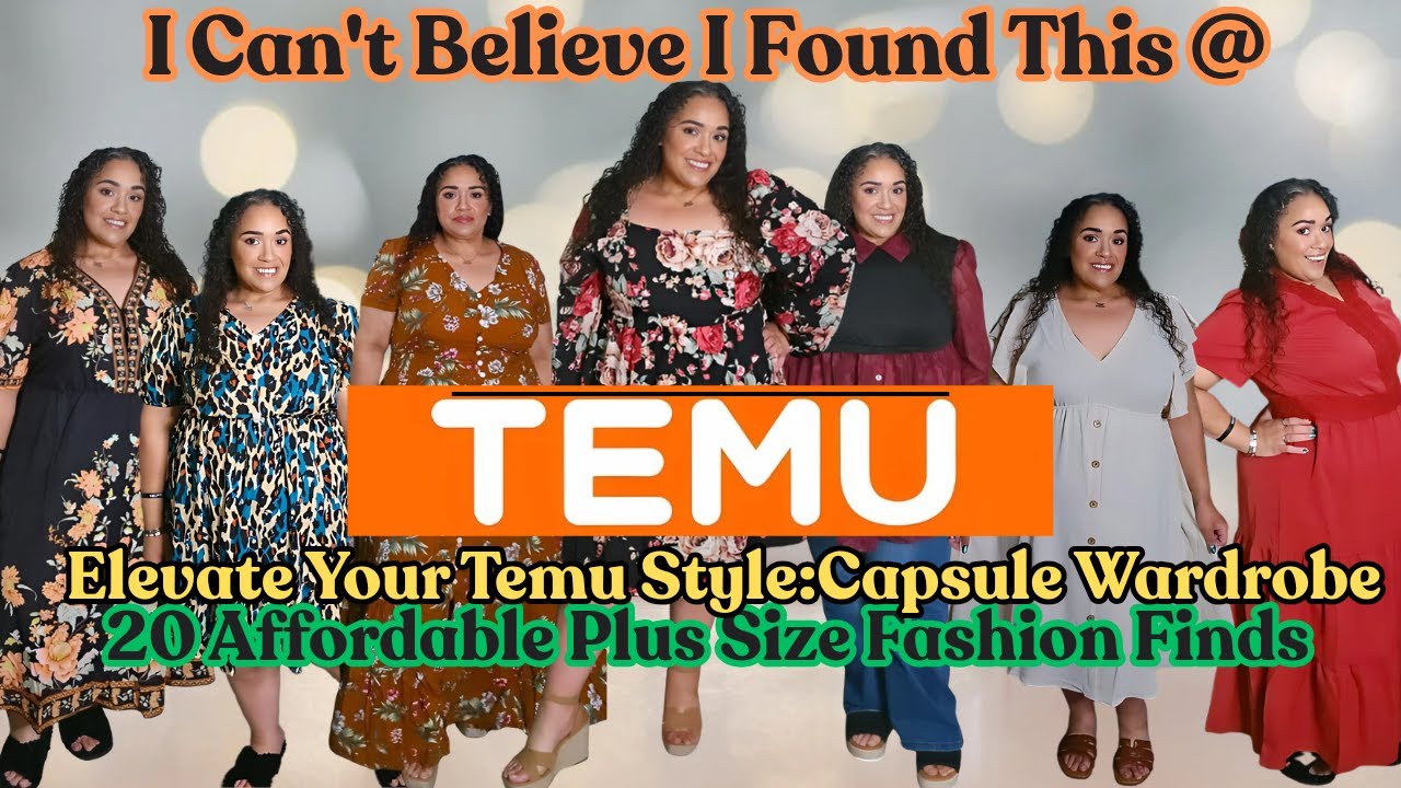 Temu Plus Size Clothing Haul 2025|Plus Size Fall Fashion 2025: Capsule Wardrobe|Tasha St James