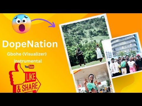DopeNation -  Gbohe (Visualizer) [instrumental]