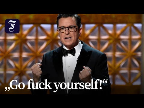 Video Thumbnail: Abgesetzte Sendung: US-Satiriker Colbert sagt Trump den Kampf an