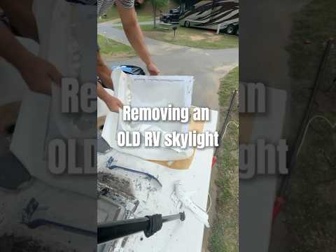 Removing an Old RV Skylight | Tampa Roof Project