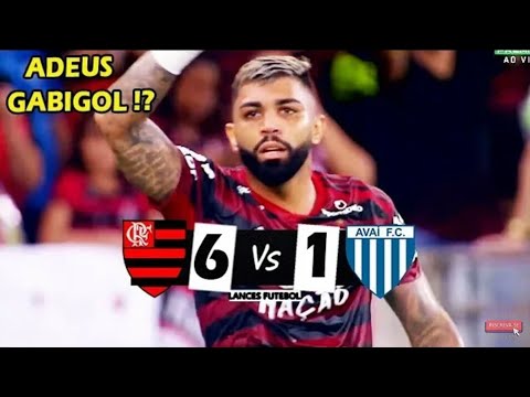 Flamengo 6 x 1 Avaí-Despedida de Gabigol? Melhores momentos!