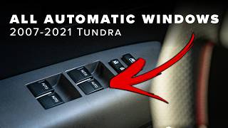 Super Easy & Cheap! Add Auto Up/Down to ALL Windows (2007–2021 Toyota Tundra) | 10-Min Plug & Play