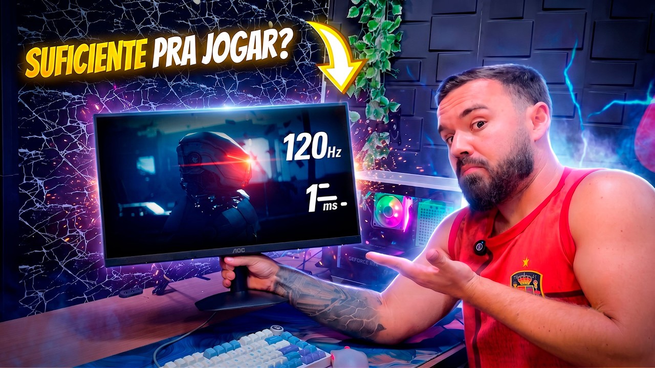 Miniatura da avaliação em vídeo de Monitor AOC 22B30HM23 21.5 Polegadas Full HD 120Hz