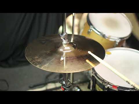 Paiste 14" Alpha Medium Hats - 812g/1418g (video demo) image 2