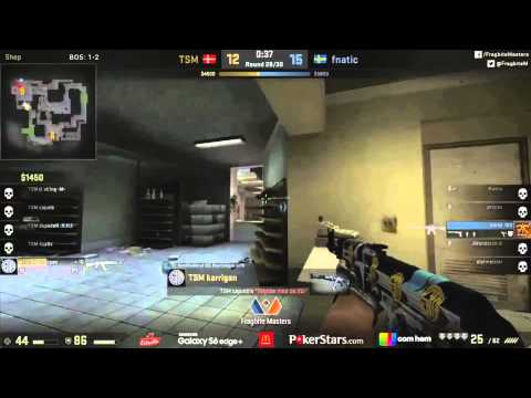 Karrigan Insane 1 vs 5 Clutch - TSM vs Fnatic 05.09.15