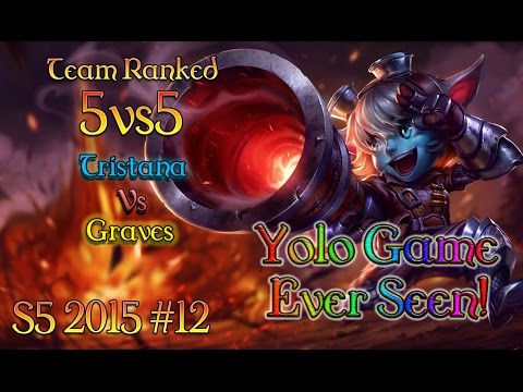 League of Legends (LoL) - 5 Ranked - Tristana vs Graves (ADC Diamond) - 2015 - #12