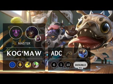 Kog'Maw ADC vs Ezreal - EUW Master Patch 9.13