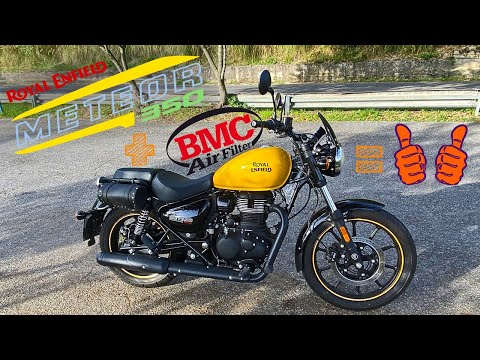 Tutorial - 2022 Royal Enfield Meteor 350 BMC air filter installation - Filtro aria su RE Meteor 350