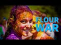 Witness the Spectacularly Colorful Flour War in Greece!