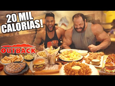 EXAGERAMOS NO DIA DO LIXO - 20.000 CALORIAS !! 😱