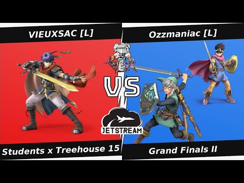 Students x Treehouse 15 Grand Finals II - VIEUXSAC [L] (Ike) Vs Ozzmaniac [L] (Hero, Link) - SSBU