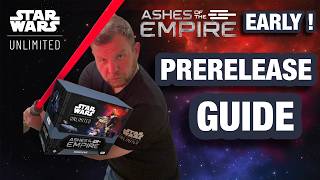 Building My FIRST Star Wars Unlimited: Ashes of the Empire Prerelease Deck! (Early Access)