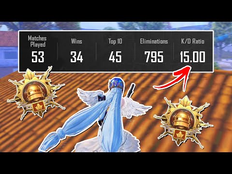 15KD 60 Win Rate Solo Conqueror in PUBG Mobile