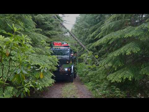 CAMPING IN THE RAIN ON A REMOTE MOUNTAINTOP