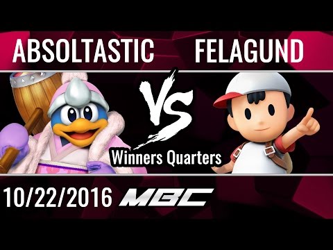 Absoltastic vs Felagund - Winners Bracket - MBC4 - Smash Bros. Wii U
