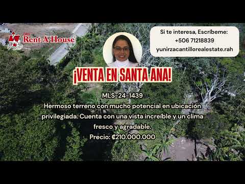 Venta Santa Ana Lote con Vista Panorámica