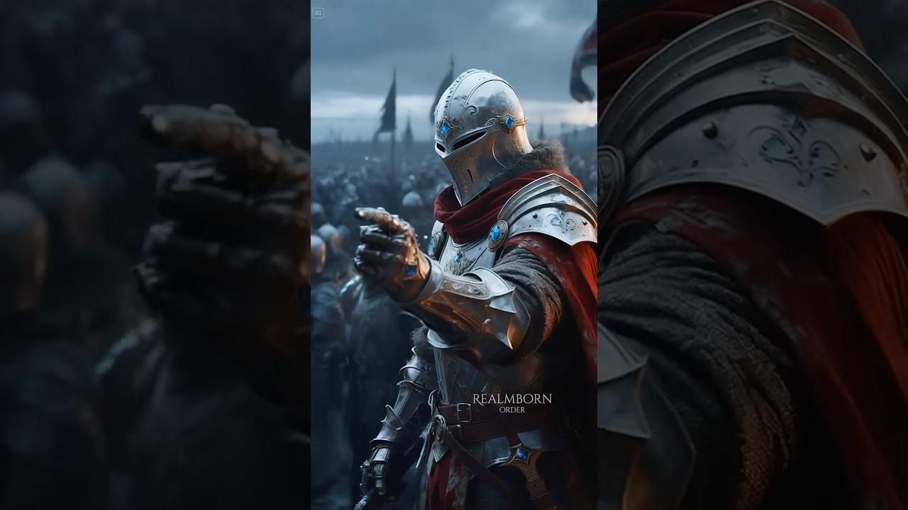 With his command, steel and courage march as one #midjourney #knight #ai