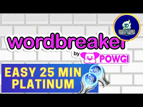 Wordbreaker by POWGI Trophy Guide / Achievement Guide