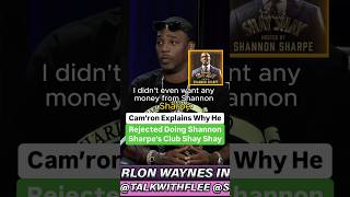 Cam’ron Explains Why He Rejected Doing Shannon Sharpe’s Club Shay Shay