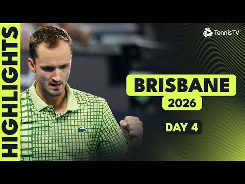 Medvedev vs Tiafoe, Lehecka, Korda, Tien & Opelka Feature | Brisbane 2026 Day 4 Highlights