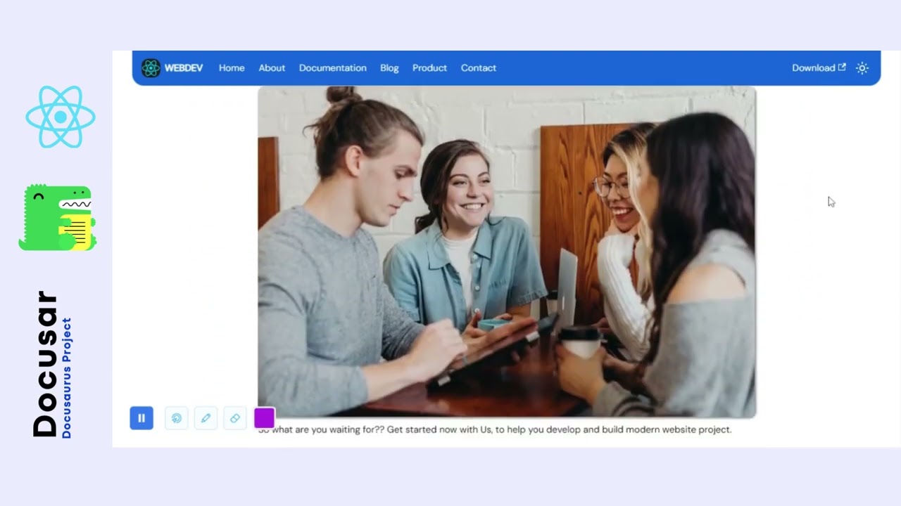 Docusaurus for your documentation site