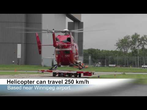 In flight with a STARS air ambulance