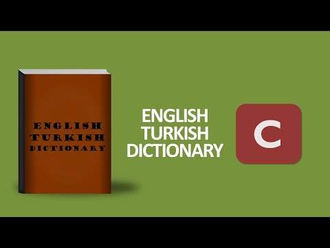 İngilizce -Türkçe Sözlük (Telaffuzları ile) - C - / English - Turkish Dictionary - C -