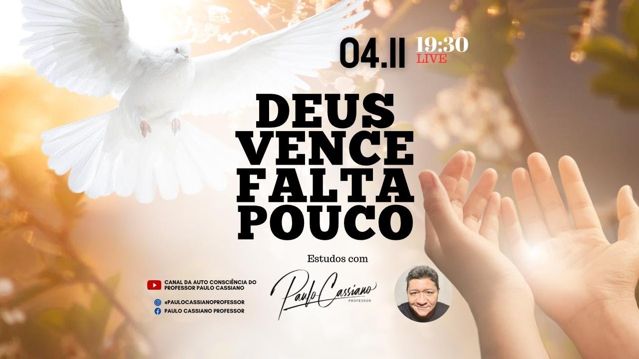 DEUS VENCE, FALTA POUCO - PIX DE APOIO - 320.703.493-49