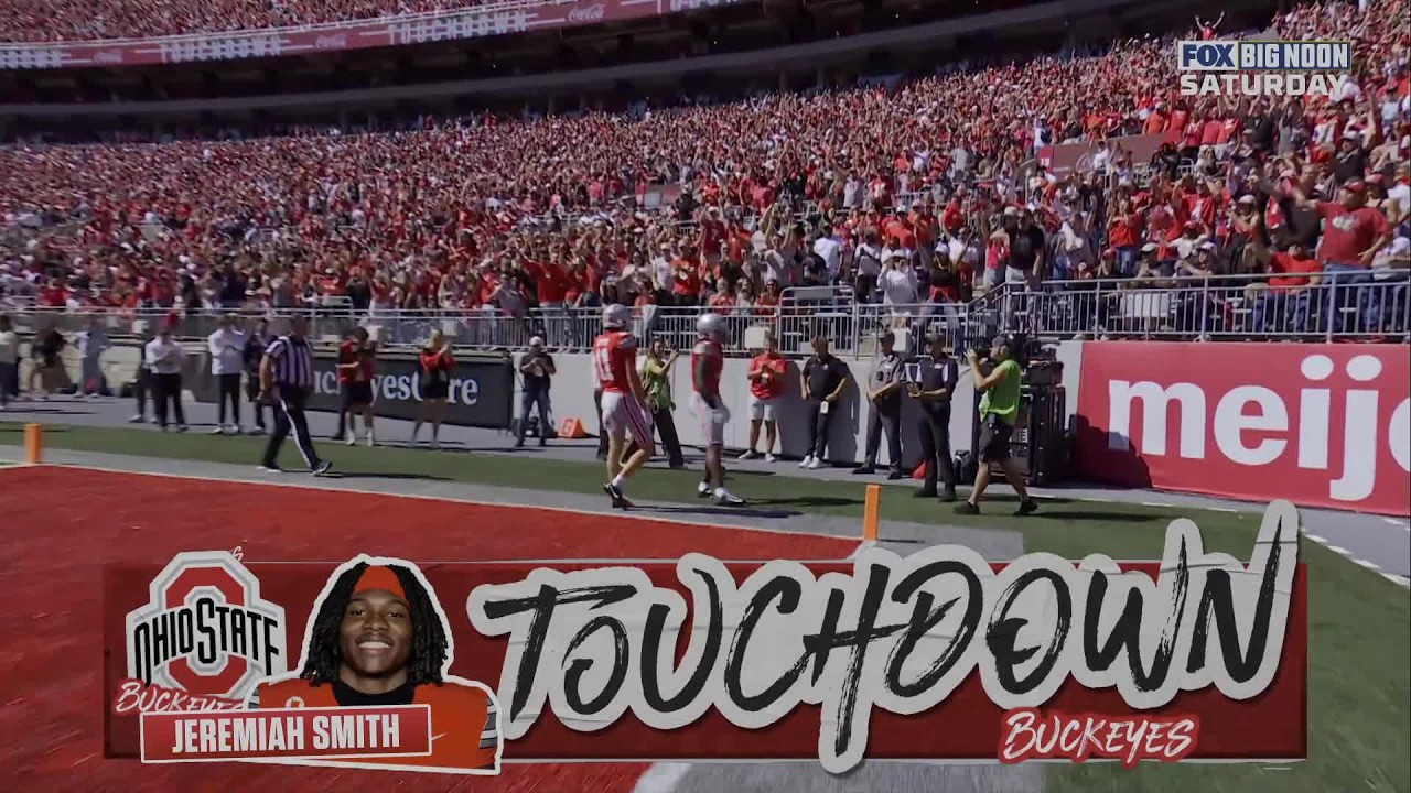 TOUCHDOWN JEREMIAH SMITH | Illinois Fighting Illini 0-14 Ohio State Buckeyes | College Football