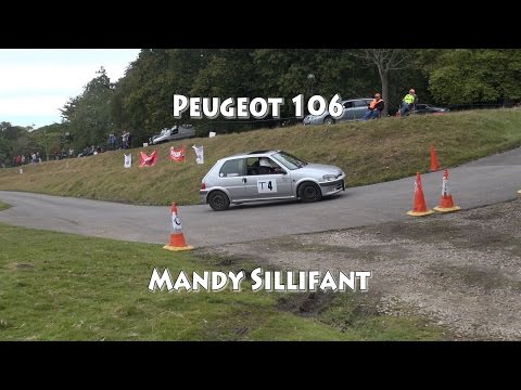 Peugeot 106 At Tregrehan Speed Hillclimb October 2014 Mandy Sillifant