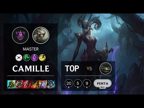 Camille Top vs Tahm Kench - KR Master Patch 11.15
