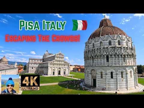 Serene Pisa Italy 🇮🇹 Escaping the Chaotic Crowds On The Walls Of Pisa!