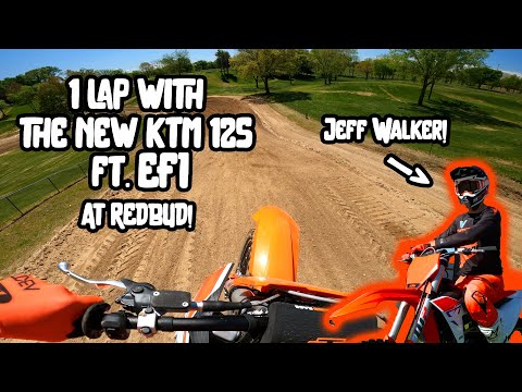 2023 KTM 125 EFI PINNED at RedBud with Jeff Walker