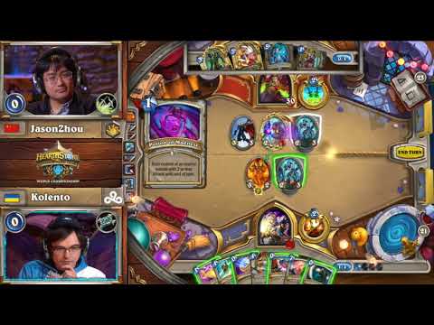 Kolento vs JasonZhou   Hearthstone World Championship