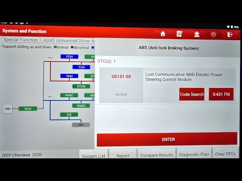 2020 Jeep Cherokee power steering issue. fixed