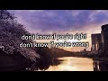 Taxi Dancing  -  Rick Springfield and Randy Crawford / Lyrics