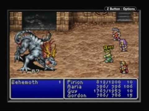 Final Fantasy II Walkthrough part 12: Behemoth