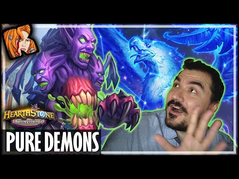 PURE DEMONS IS AMAZING NOW! - Hearthstone Battlegrounds