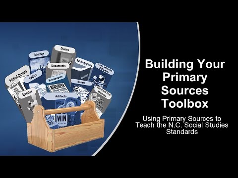 Building Your Primary Sources Toolbox   LIVE Recorded Webinar