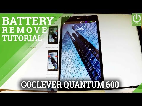 How to Remove Battery in GOCLEVER Quantum 600 - Force Restart