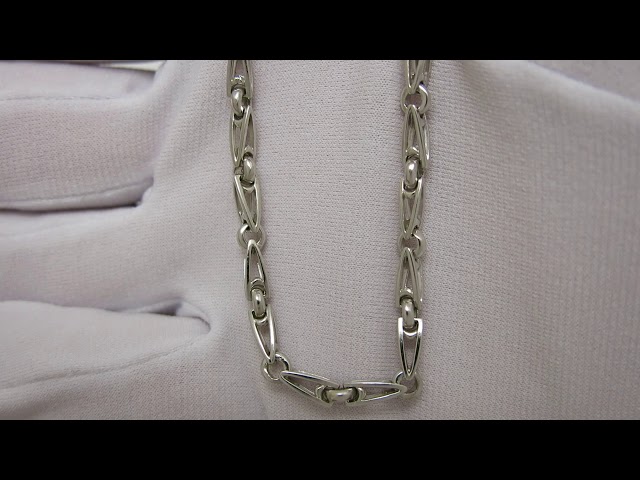 Срібний ланцюжок "Рокко-Барокко" 2100267 Відео огляд